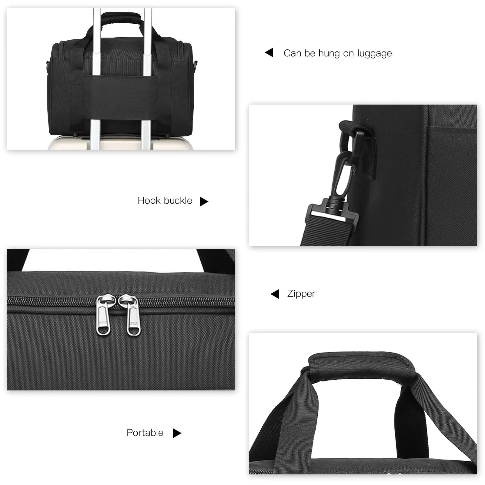 KONO REISE TASCHE – Handgepäcktasche – Kompatibel mit Ryanair & Fluglinien