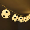 10/20LED Soccer Ball String Lights Battery Operated Football Fairy Lamp for Bedroom Wedding Party Worldcup Decor