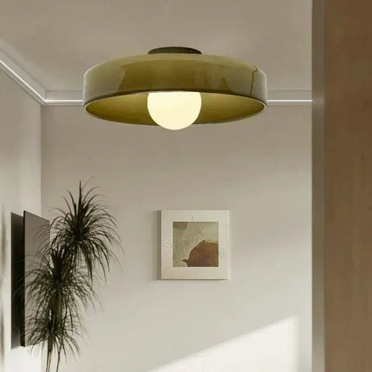 Glas Decke Licht – Skandinavische Deckenlampe aus Glas für warmes & minimalistisches Wohnambiente
