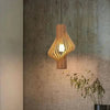 LIGAYA Hängelampe Vogelkäfig Inspiriertes Design Warme Holzelemente Skandinavische Raffinesse