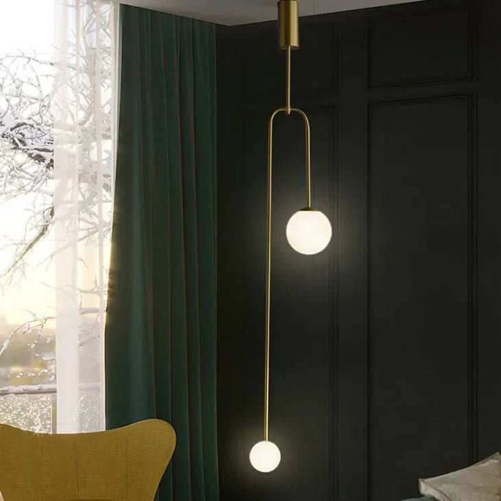 CAMILLE Minimalistische Glasglobus Pendelleuchte Modernes Design Raumlicht