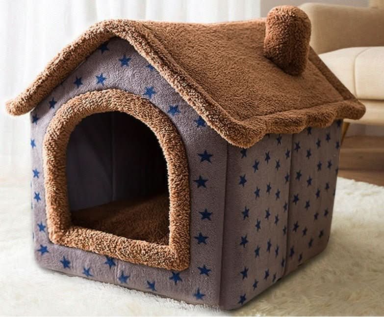 FlauschigesZuhause – Gemütliches Tierhaus Für Kleine Hunde & Katzen Bis 4 kg