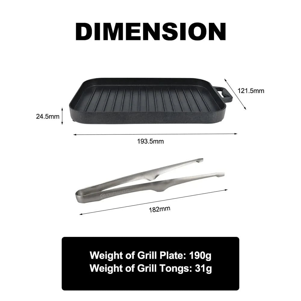 MiniGrill Draußen Set – Kompakt und effizient fürs Kochen im Freien