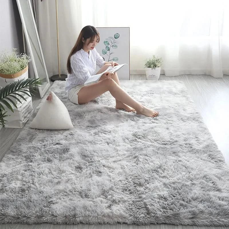 GemütlicherPlüsch – Luxuriöser Teppich aus Kunstpelz