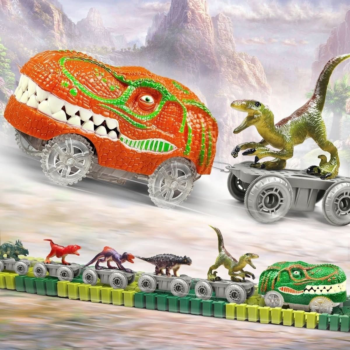 DINOTRACK Schnellzug – Dinosaurier-Zugabenteuer Für Kreatives Spielen