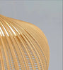 CLARISE Elegante Pendelleuchte Mit Holzring Für Moderne Innenräume