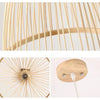 Bambus-Pendelleuchte Im Teepee-Stil Aus Rattan Und Bambus Umweltfreundliche Moderne