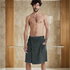 Tragbares Badetuch Bademantel – Wandelbares Badetuch mit Taschen für Sauna, Strand & Fitness