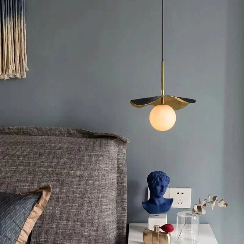 MIRABEL Kupfer-Marmor-Pendelleuchte Luxuriöser Moderner Stil Für Jeden Raum