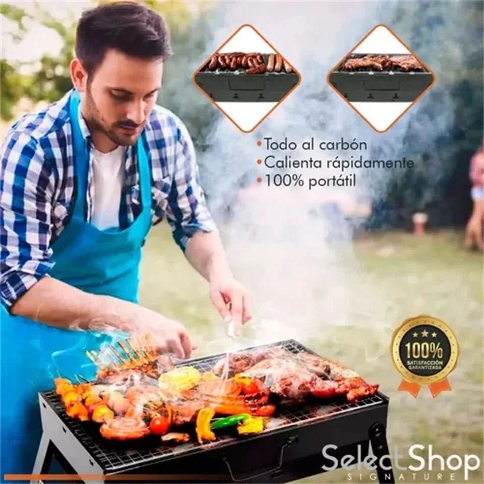 CampFlare Holzkohle Grill – Kompakt & Robust Für Unterwegs Grillen
