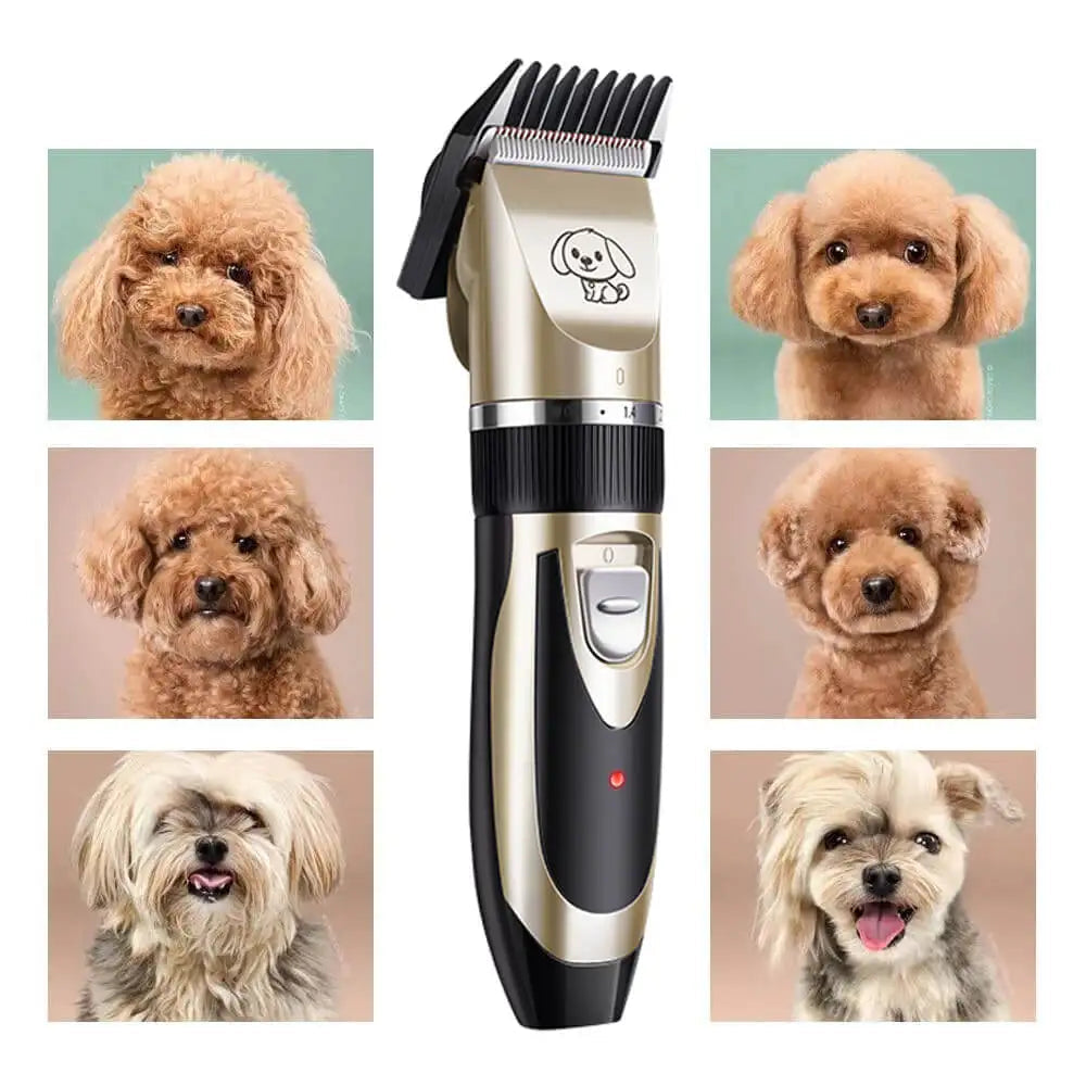 Lautloses Felltrimmer Set für Hunde