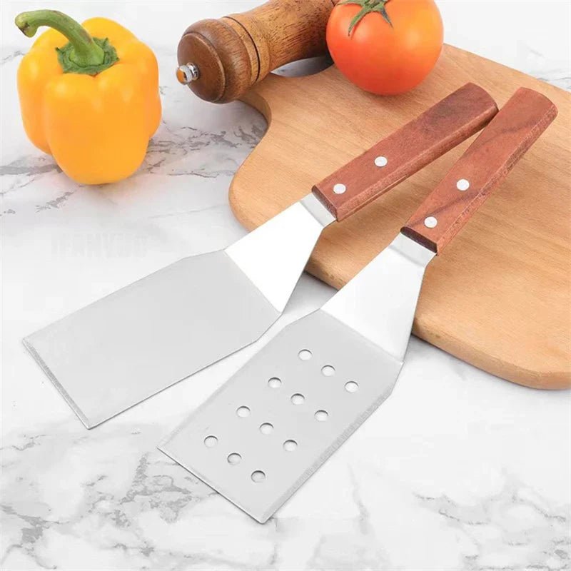 Grillspatel – Edelstahl Grillspatel & Barbecue Schaber