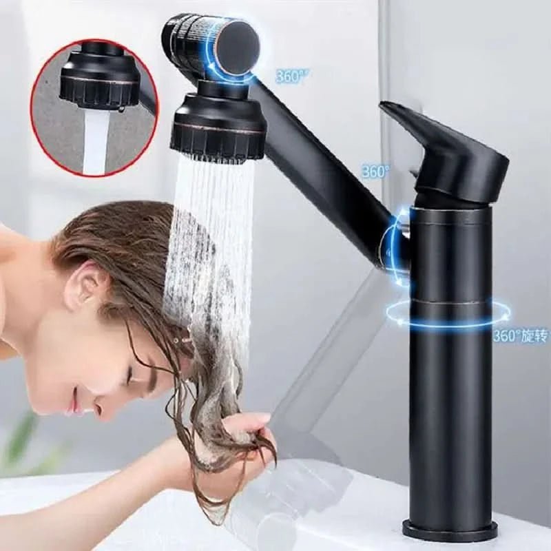 RILIX Verstellbarer Strahl Intelligenter Wasserhahn Mit Einstellbarem Wasserfluss Und Ventilkern