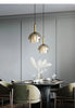 OPHIRA Pendelleuchte Mit Doppelglas Modernes Glasdesign Metall-Details Stimmungsvolle Beleuchtung