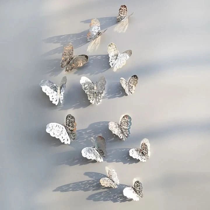 Yuki - Schicke, Raffinierte Schmetterlings-Wandkunst