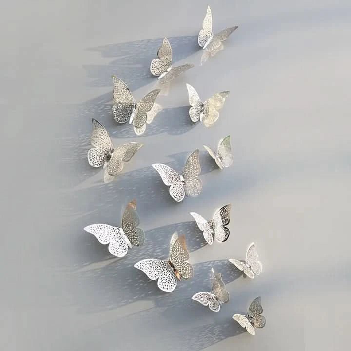 Yuki - Schicke, Raffinierte Schmetterlings-Wandkunst