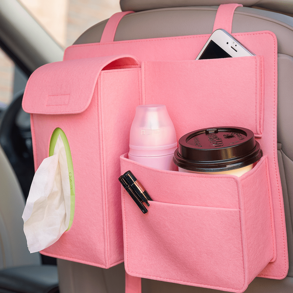 SEATSTASH – Universell passender Autositz-Organizer mit 4 Aufbewahrungstaschen 5