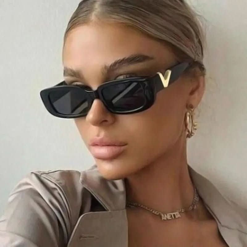 LUXEGLAM – Stylische Retro Katzen Auge Sonnenbrille Mit UV400-Schutz
