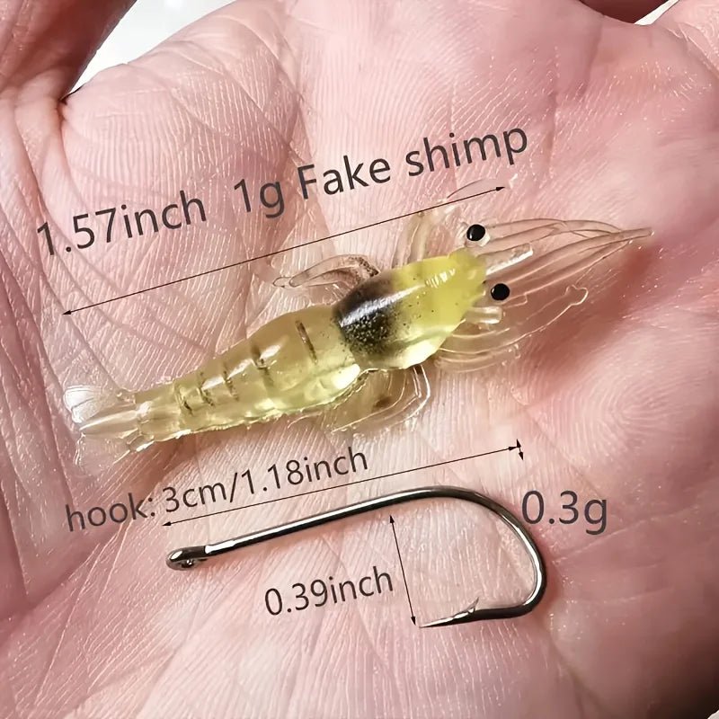 SHRIMPMASTER – Ultrarealistische Garnelenköder für Süß- & Salzwasser 7