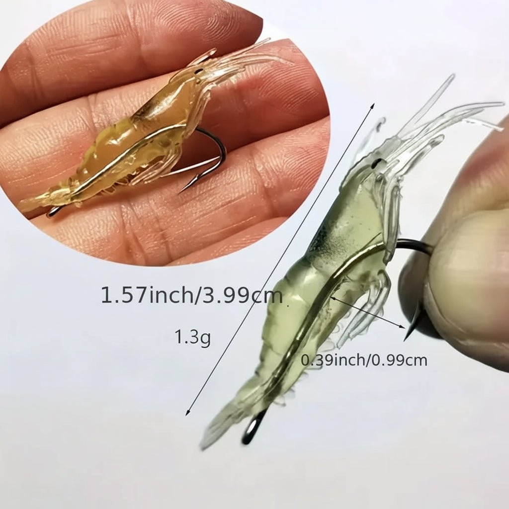 SHRIMPMASTER – Ultrarealistische Garnelenköder für Süß- & Salzwasser 8