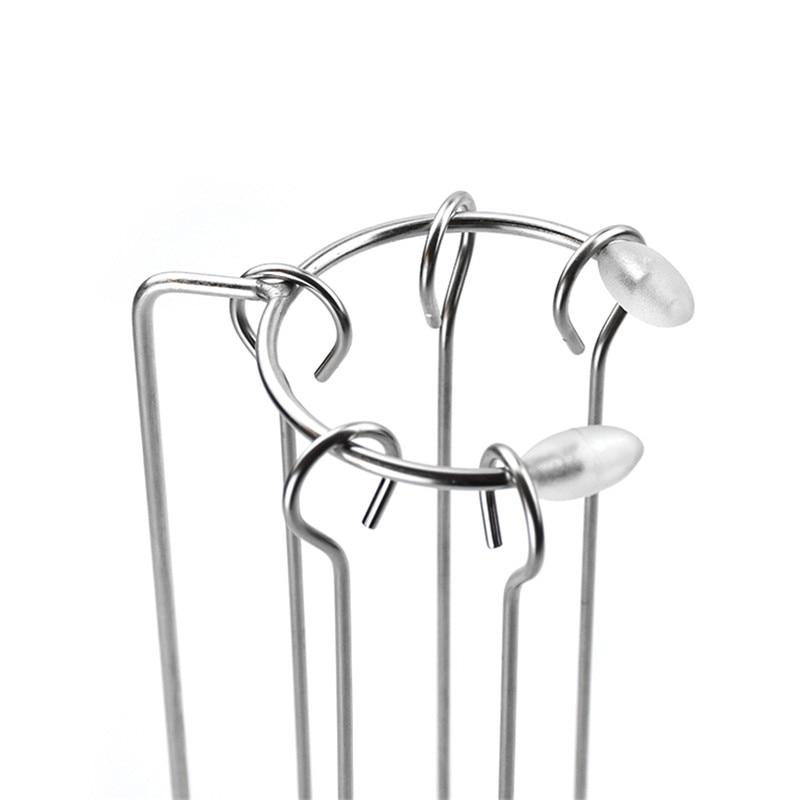 SKEWRA – Edelstahl-Grillspieß-Set mit Grillrost für müheloses Grillen 4