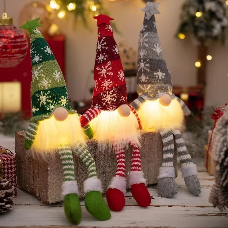 SNOWBEARD – LED-Plüschwichtel für gemütliche Weihnachtsdekoration 1