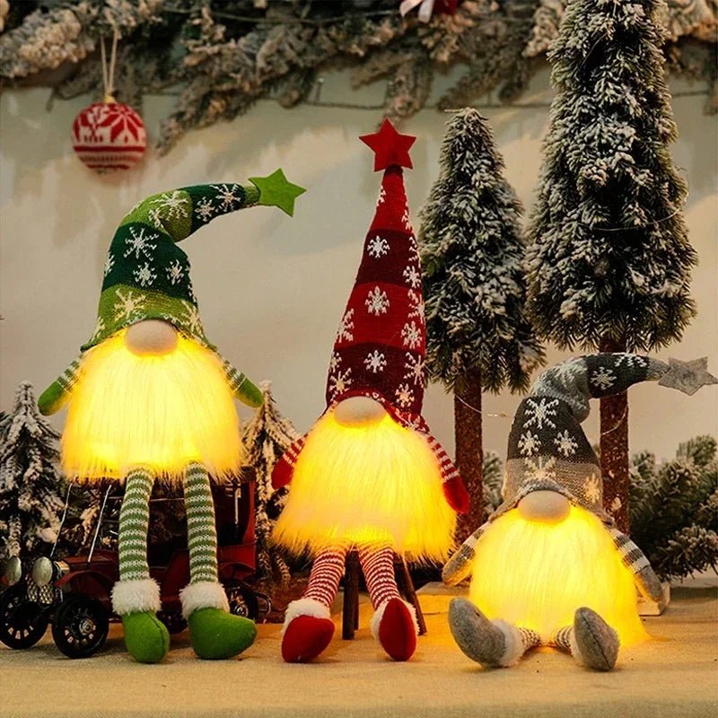 SNOWBEARD – LED-Plüschwichtel für gemütliche Weihnachtsdekoration 5
