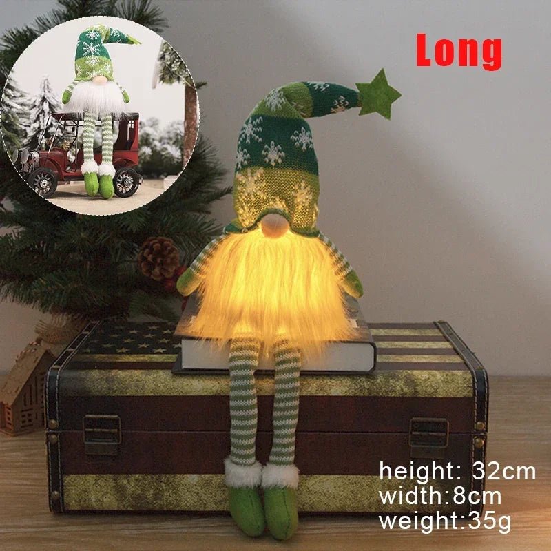 SNOWBEARD – LED-Plüschwichtel für gemütliche Weihnachtsdekoration 9
