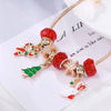 SNOWWRIST – Festliches Zuckerstangen-Charm-Armband mit verstellbarer Silberkette 5