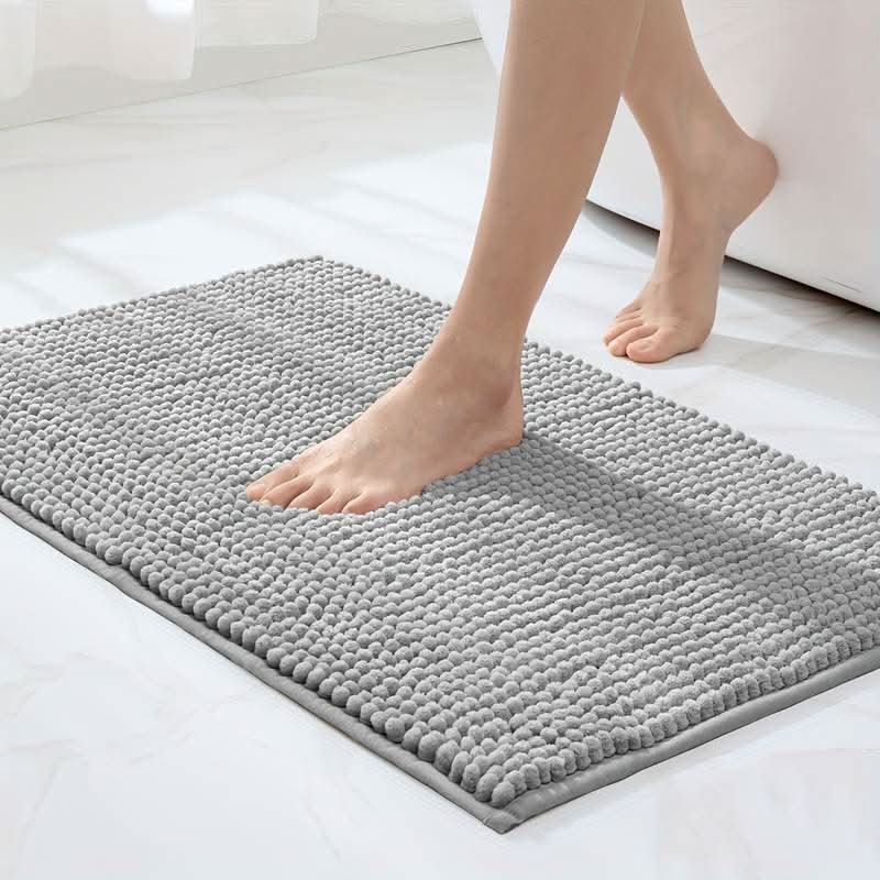 SOFTDRY COMFORT – Chenille Bath Mat with Non-Slip Backing 0
