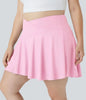 WeichNull Rock – Leichter Tennisrock Mit Crossover-Bund Und Integrierten Shorts