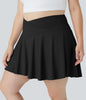 WeichNull Rock – Leichter Tennisrock Mit Crossover-Bund Und Integrierten Shorts