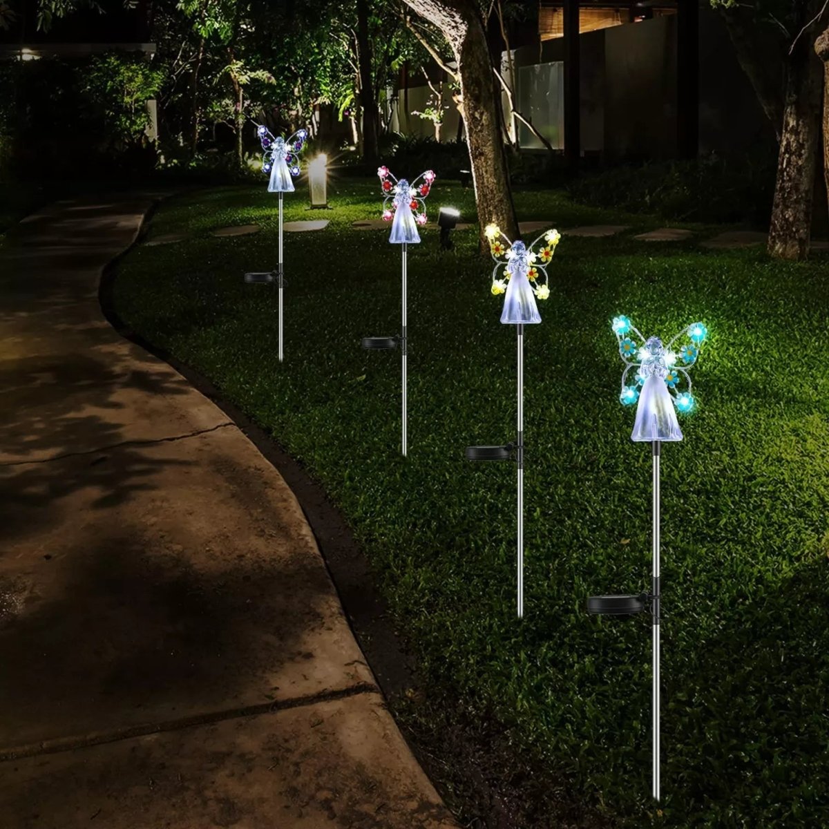 SOLAR ANGEL – LED-Gartenleuchte mit automatischer Solarladung 5