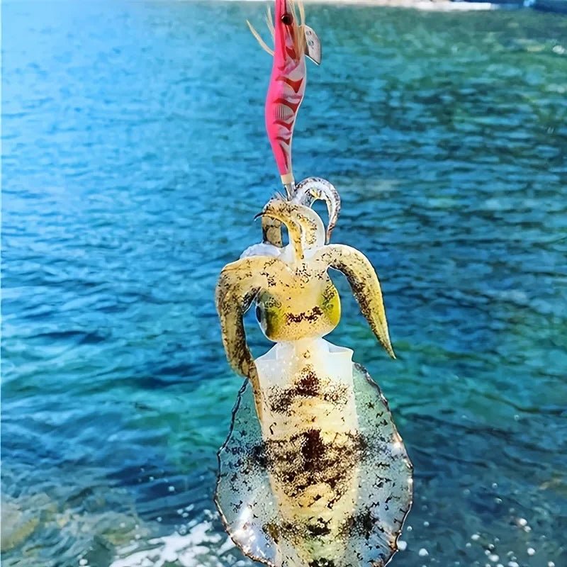 SQUIDPRO – 3D Augen Tintenfisch Köder für erfolgreiches Angeln 1