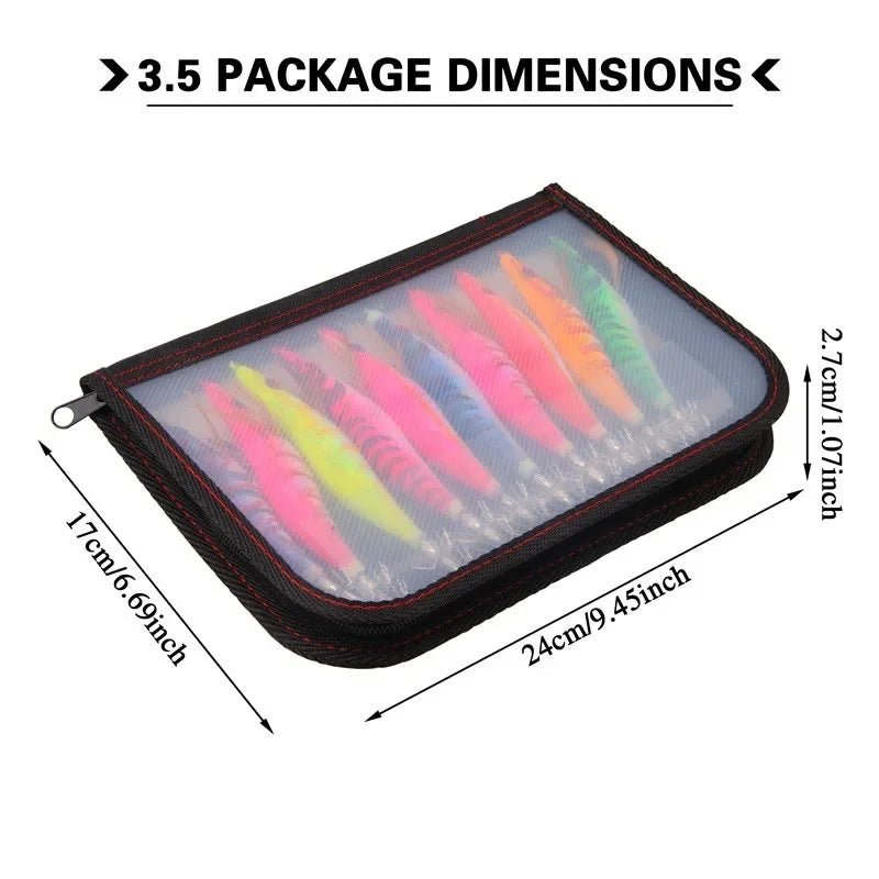 SQUIDPRO – 3D Augen Tintenfisch Köder für erfolgreiches Angeln 5