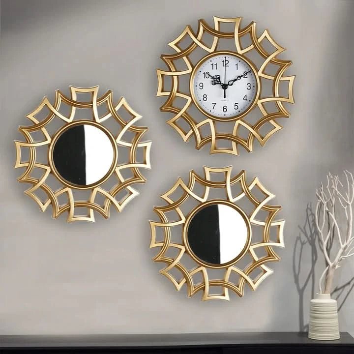 Lena - Luxuriöses Uhr- Und Spiegelset