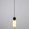 Leona Pendelleuchte Zwei-Ton Marmor Schwarz Modernes Design
