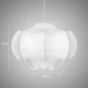 ALYSIA Moderne LED-Deckenpendelleuchte E27-Kompatibel