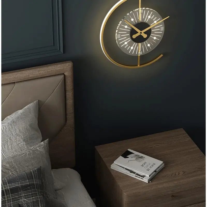 PUNCTUS LED UHR - Moderne LED Lichtuhr mit klarer Zeitanzeige und energiesparender Beleuchtung für stilvolle Raumgestaltung