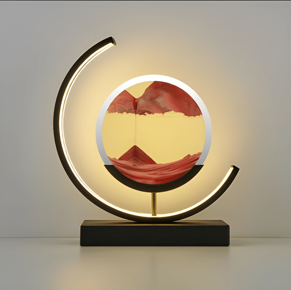 Sand Glühen Lampe – Sandlampe mit beruhigender Bewegung und Lichtstimmung