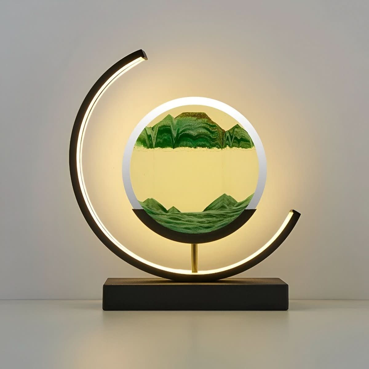 Sand Glühen Lampe – Sandlampe mit beruhigender Bewegung und Lichtstimmung