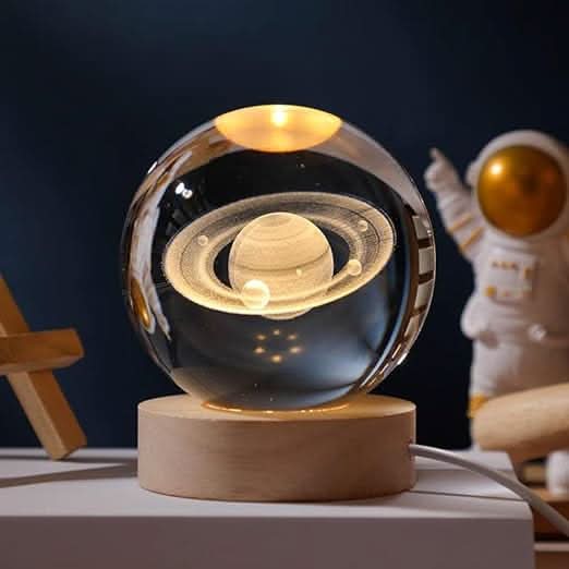 QOLA Kristallkugellampe Magische Beleuchtung Für Eleganz Und Atmosphäre