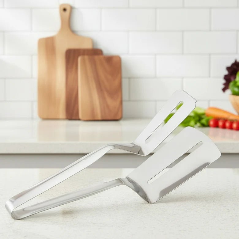 CHEFCLAMP – Multifunktionaler Edelstahl Spatel mit Zange