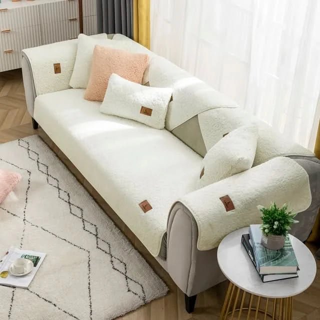 Kuschelschild - Elegante und Schützende Dehnbare-Sofa-Abdeckung