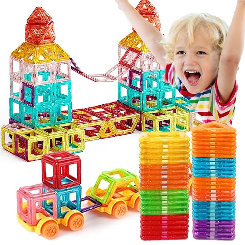MagnaBuilder Satz – Magnetisches Konstruktionsspielzeug Für Kreative Bauideen