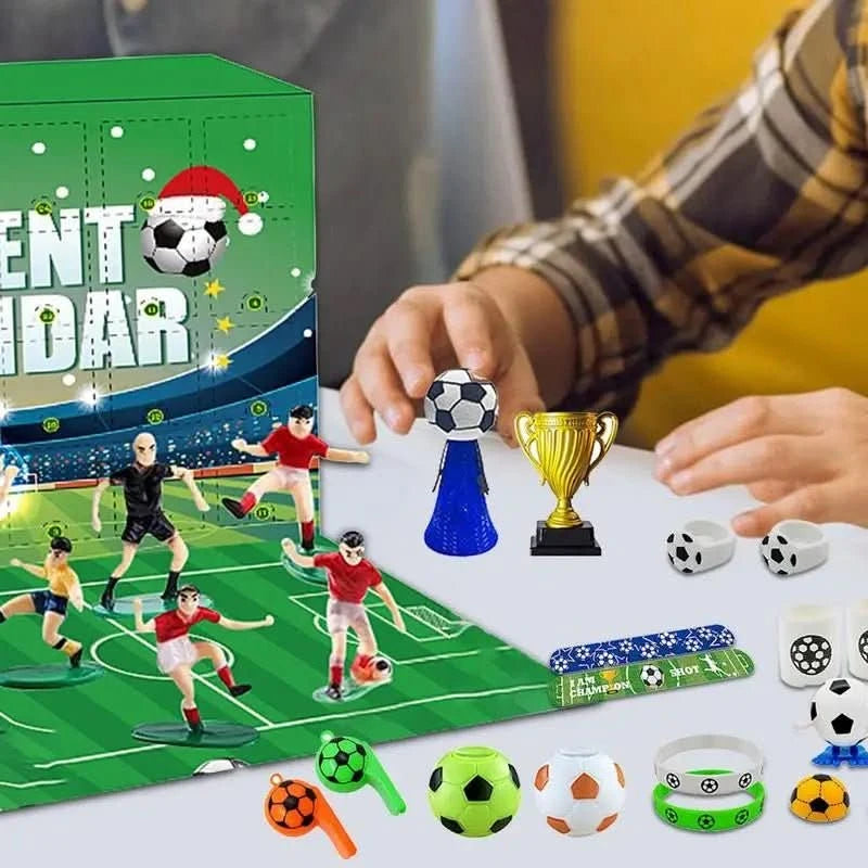 BoxKalender – Fußball-Adventskalender Für Kinder Mit Stadion Und Spielfiguren