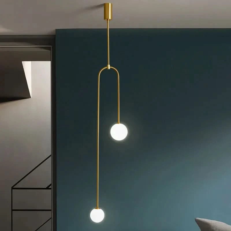 CAMILLE Minimalistische Glasglobus Pendelleuchte Modernes Design Raumlicht