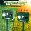 Ultraguard Tiervertreiber – Ultraschall Tiervertreiber mit LED-Licht – Wetterfest und Batteriebetrieben