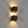 LUXSQUARE – Moderne Wasserdichte LED-Wandleuchte IP65 Aus Aluminium