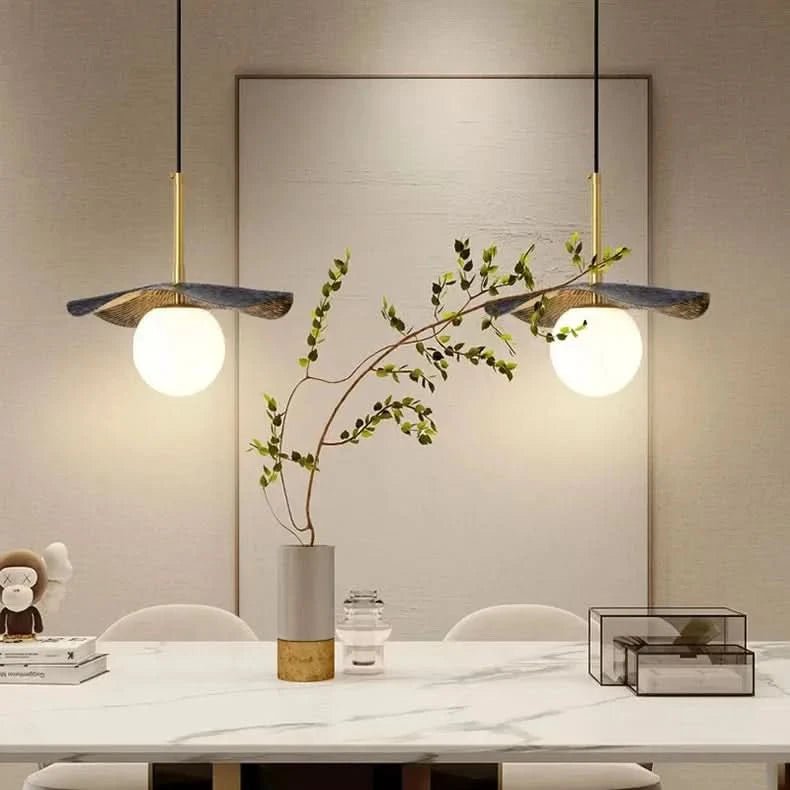 MIRABEL Kupfer-Marmor-Pendelleuchte Luxuriöser Moderner Stil Für Jeden Raum